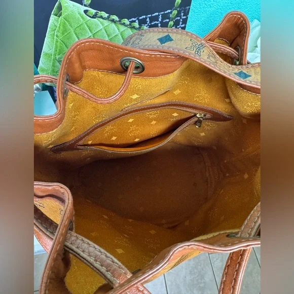 MCM Viestos Bucket Shoulder Bag - Picture 8 of 9